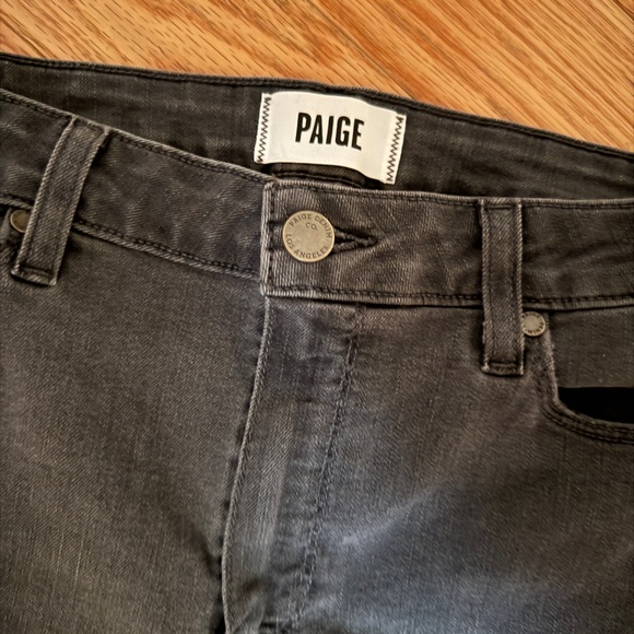 Paige Rory Raw Hem Crop Flare Jeans Size 29 - Picture 3 of 5
